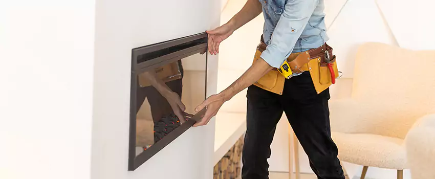 Metal Fireplace Installation in Sandy Springs, Georgia