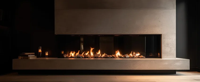Gas Fireplace Ember Bed Design Services in Sandy Springs, Georgia