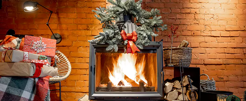 Travis Industries Linear Gas Fireplace Installation in Sandy Springs, Georgia