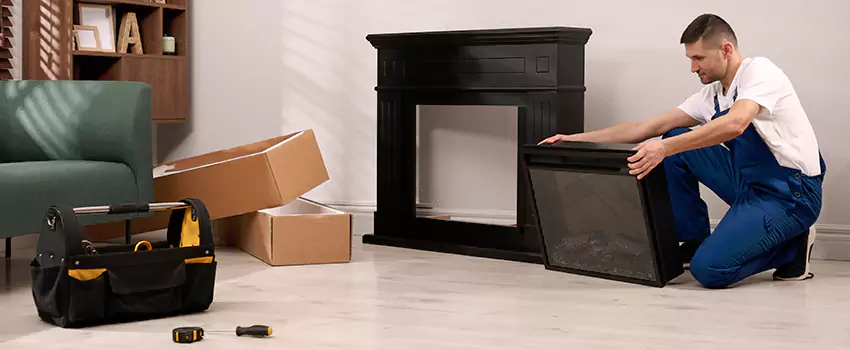 Old Rusted Metal Fireplace Repair And Replacement in Sandy Springs, GA